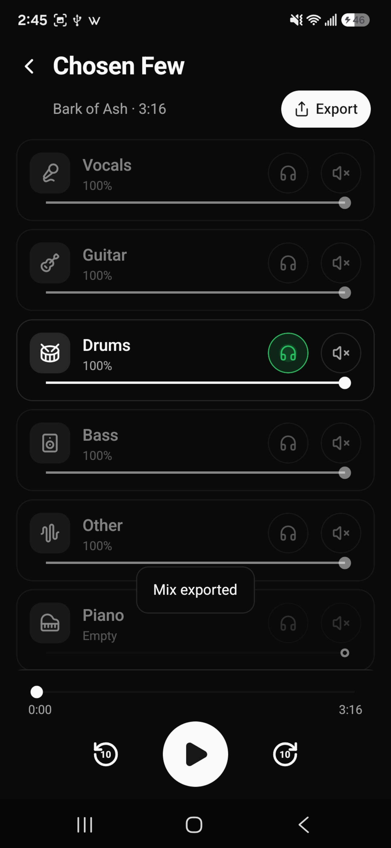 Lock-screen playback controls
